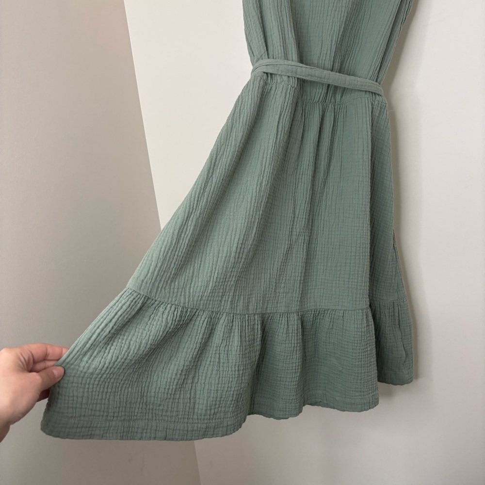 #271 GAP Ruffle Hem Gauze Dress - Picture 7 of 12